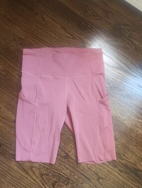 Lululemon Pink Bike Shorts